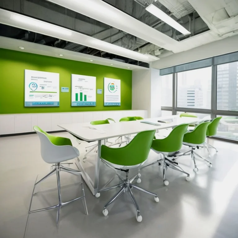 علامة الاستدامة بيد مدير